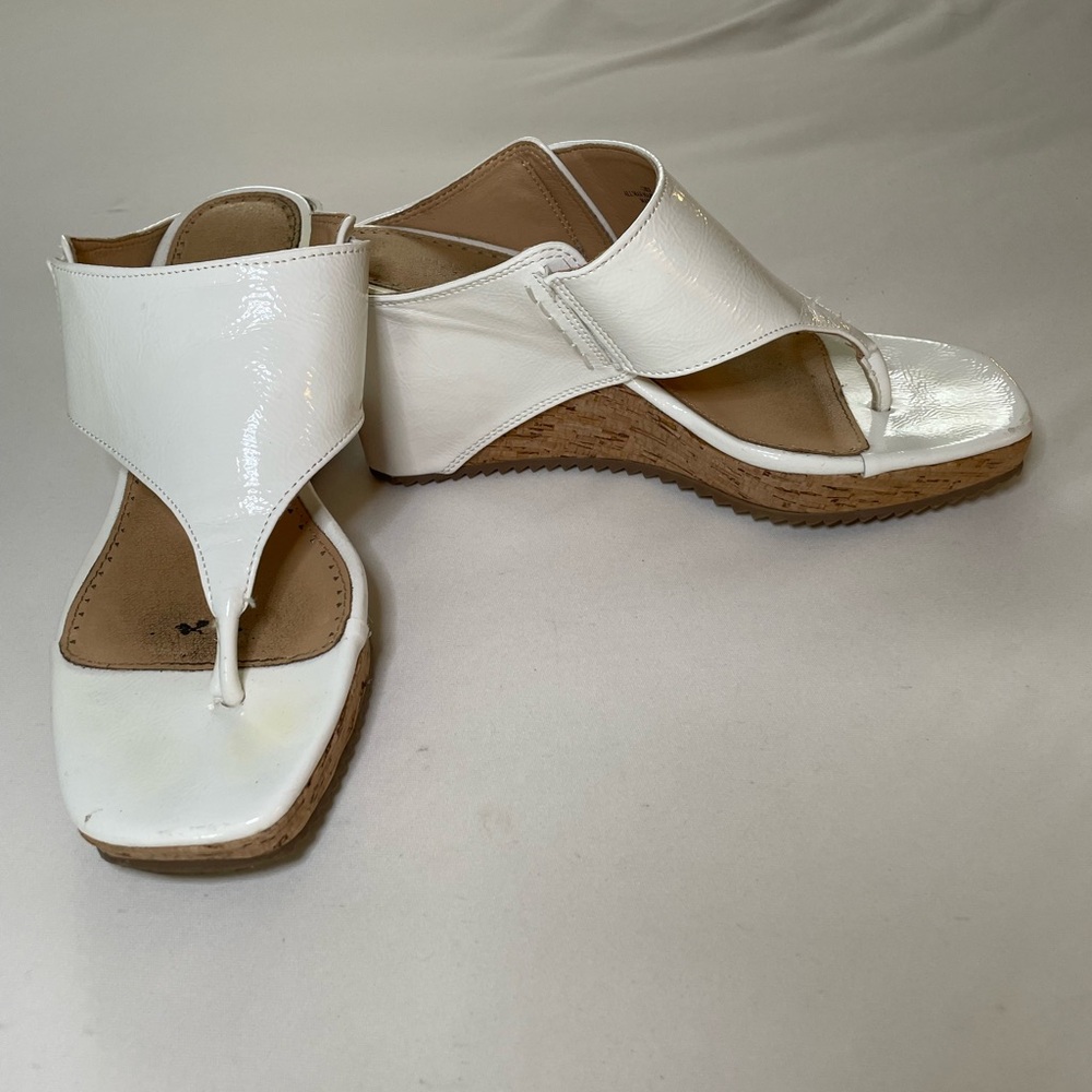 White sandals